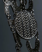 "YSL" Initial Pattern Super Long Chain Necklace