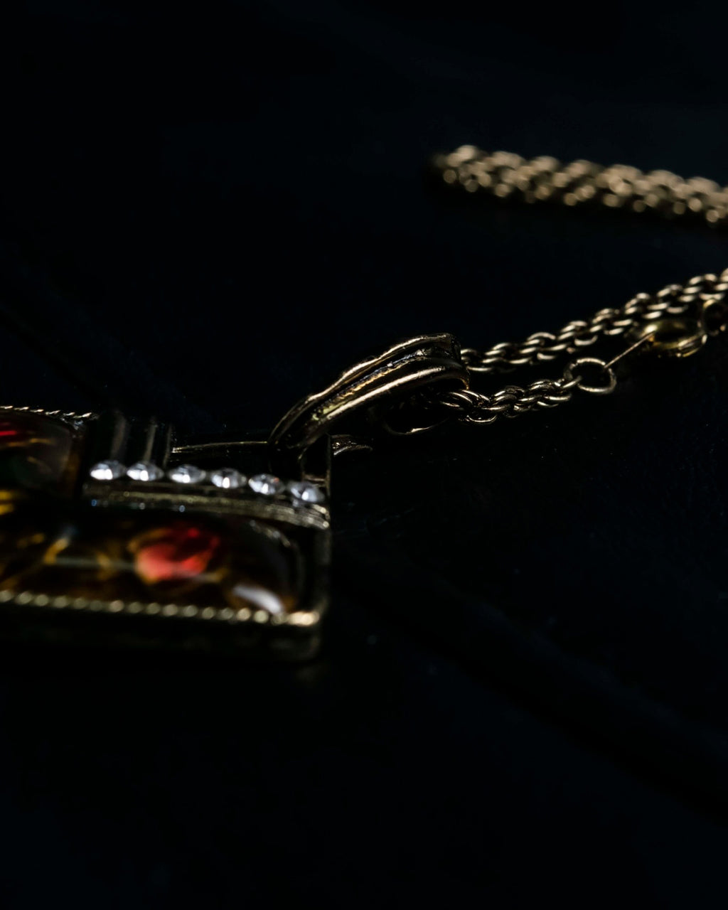 Hidden Rose Diamond Necklace