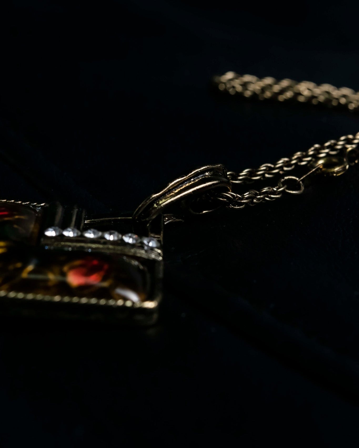 Hidden Rose Diamond Necklace