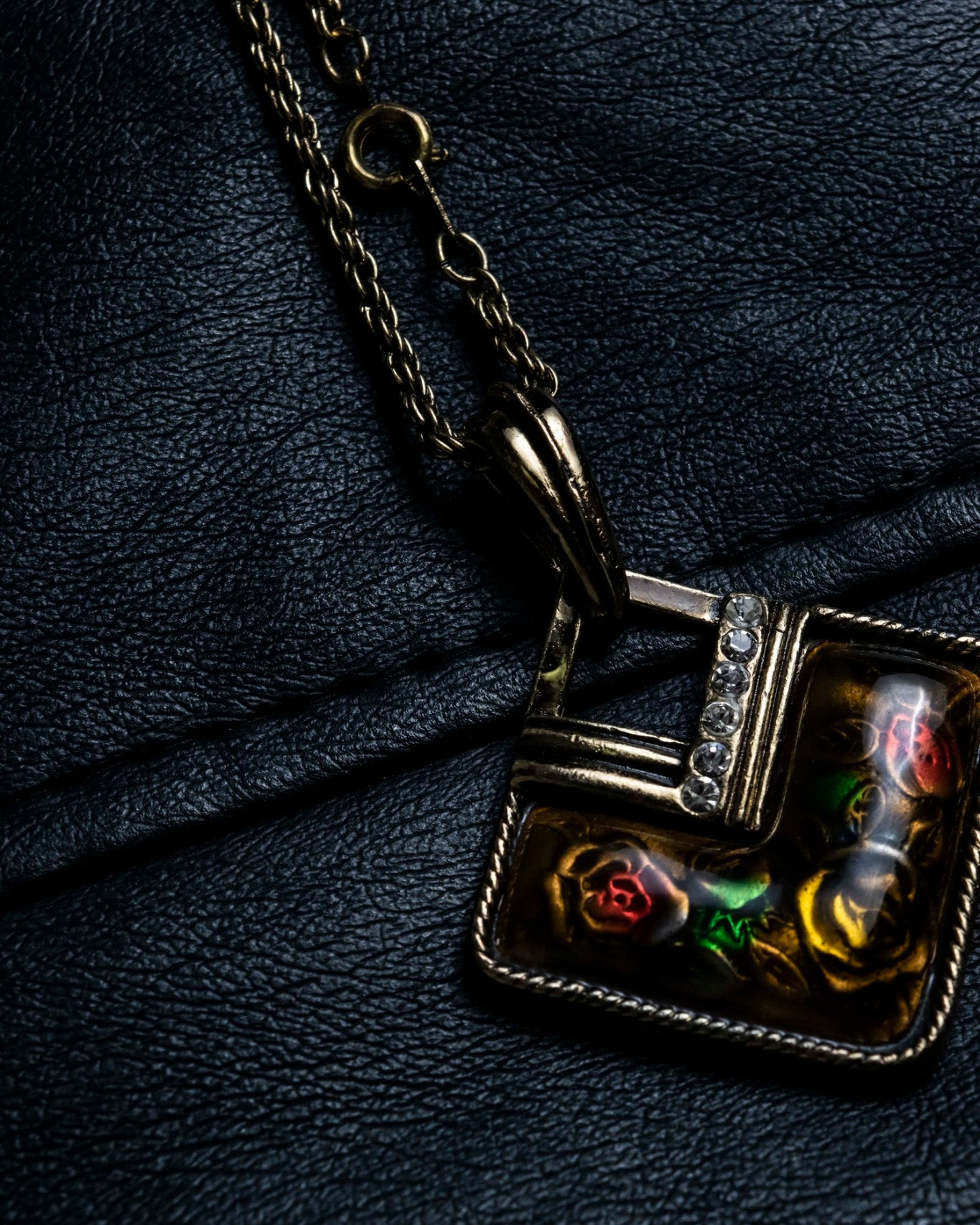 Hidden Rose Diamond Necklace