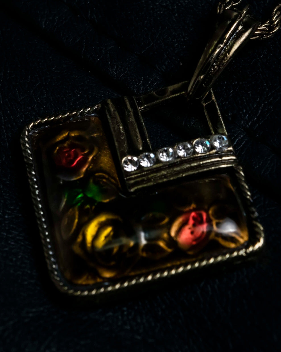 Hidden Rose Diamond Necklace