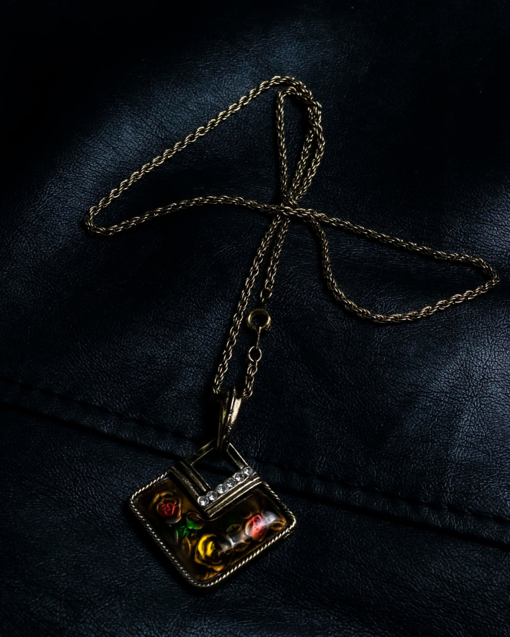 Hidden Rose Diamond Necklace