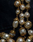 "MOOD SPECIAL" Gorgeous Three Chain Pearl Necklace