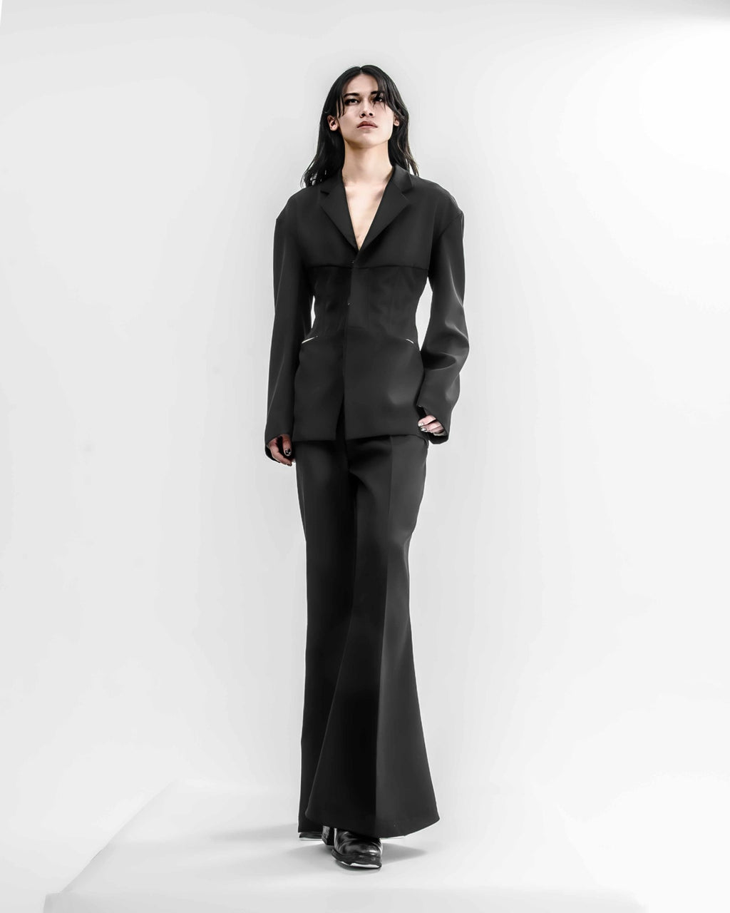 Setup Mystic Personification Tailored Jacket & Three Dimensional Flare Slacks [Pre-order until 1/8]