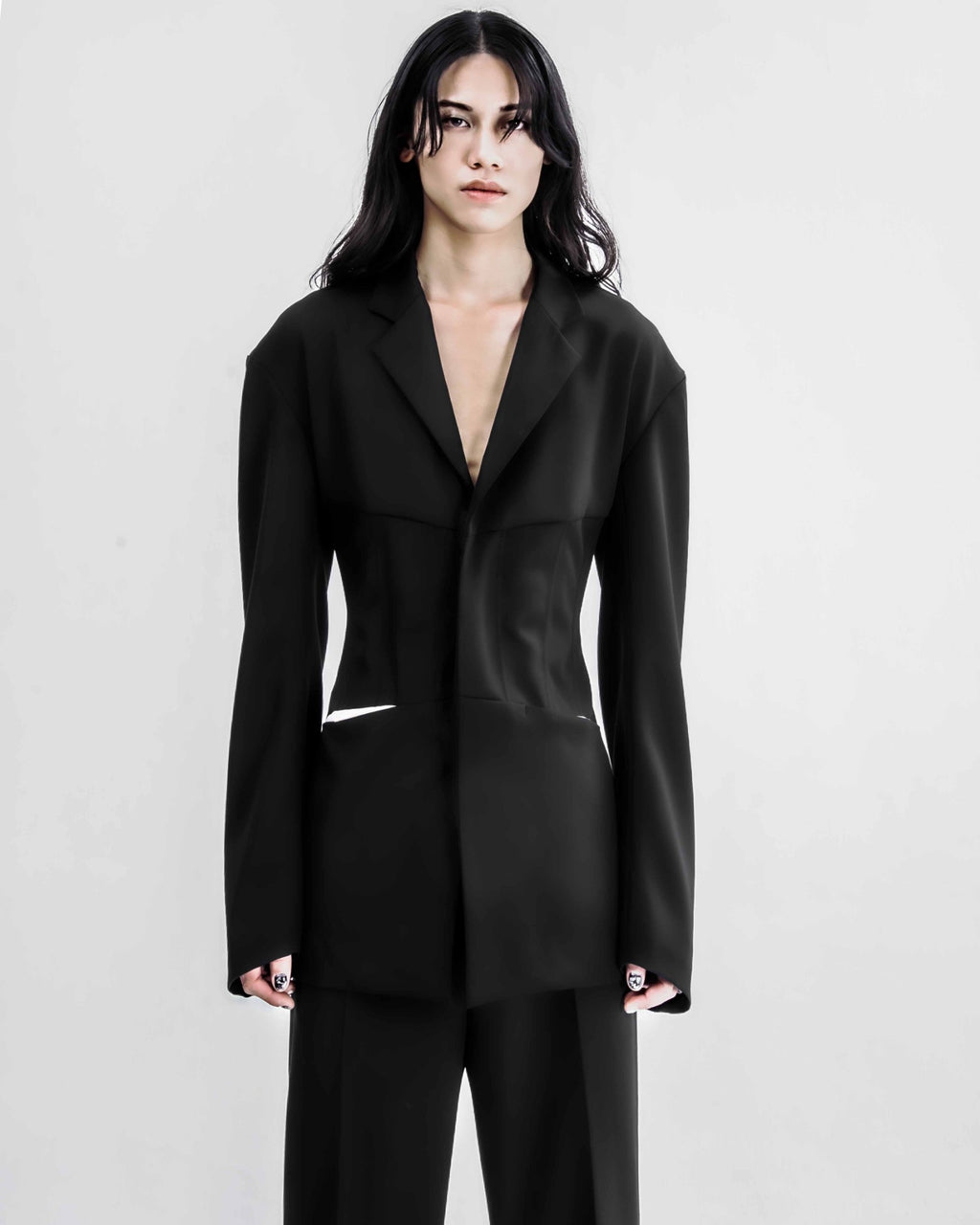 Setup Mystic Personification Tailored Jacket & Three Dimensional Flare Slacks [Pre-order until 1/8]