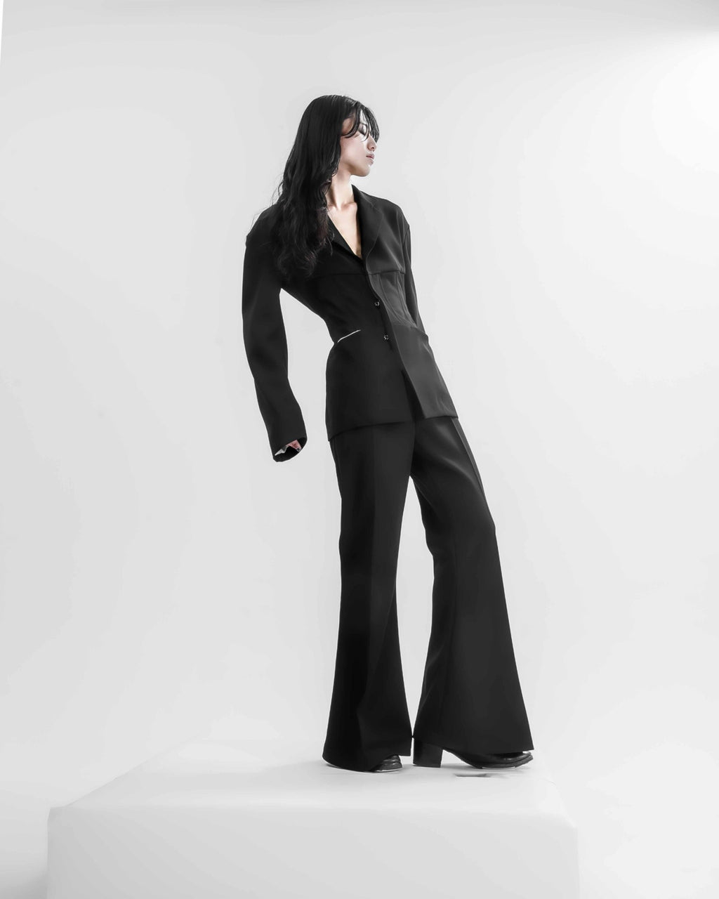 Setup Mystic Personification Tailored Jacket & Three Dimensional Flare Slacks [Pre-order until 1/8]