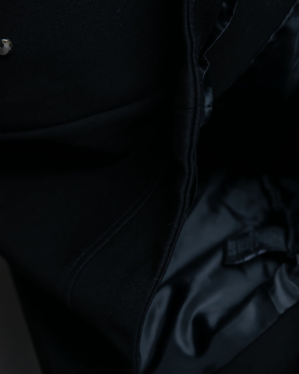 Slimy Thick Fabric Studded Short Jacket