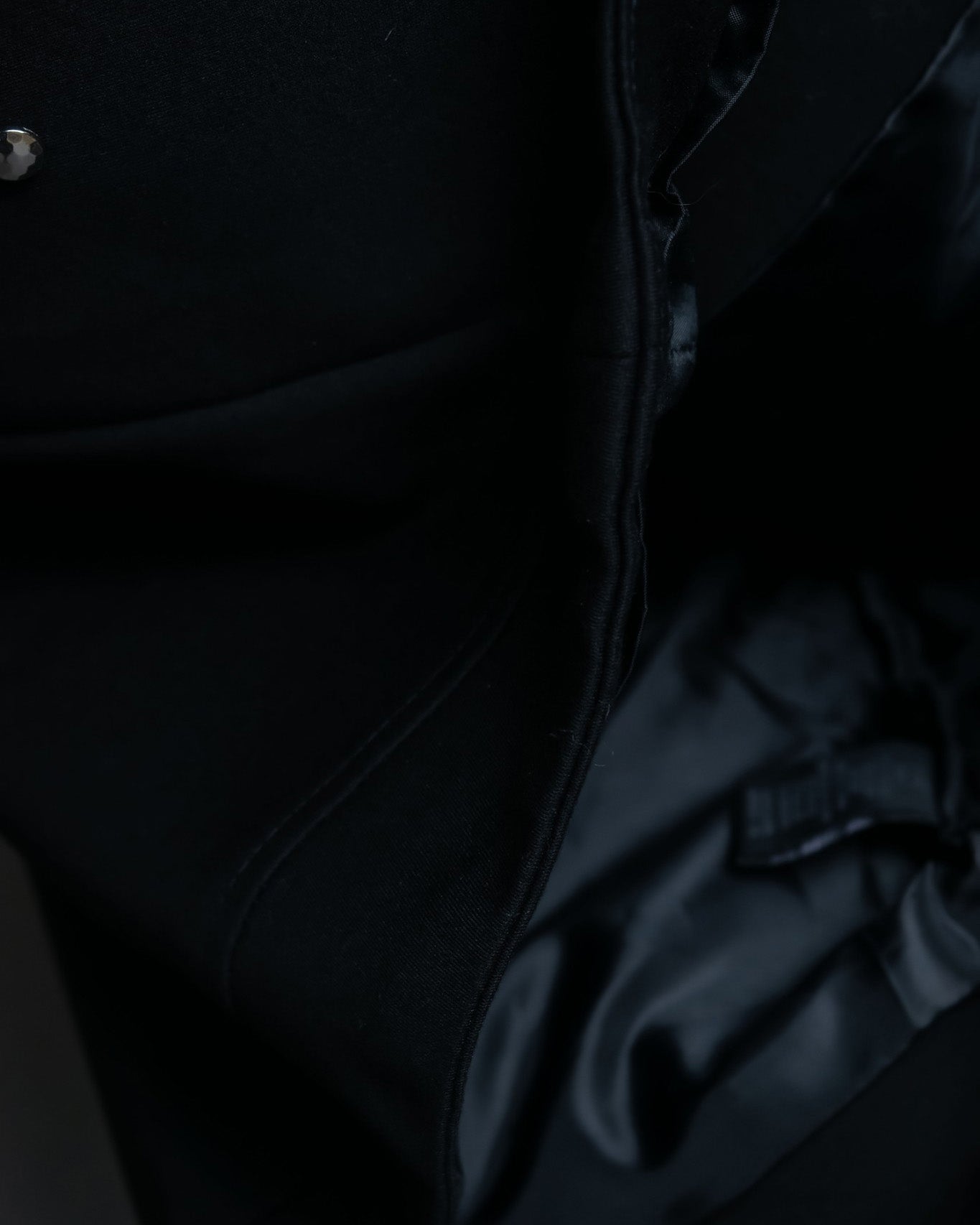 Slimy Thick Fabric Studded Short Jacket