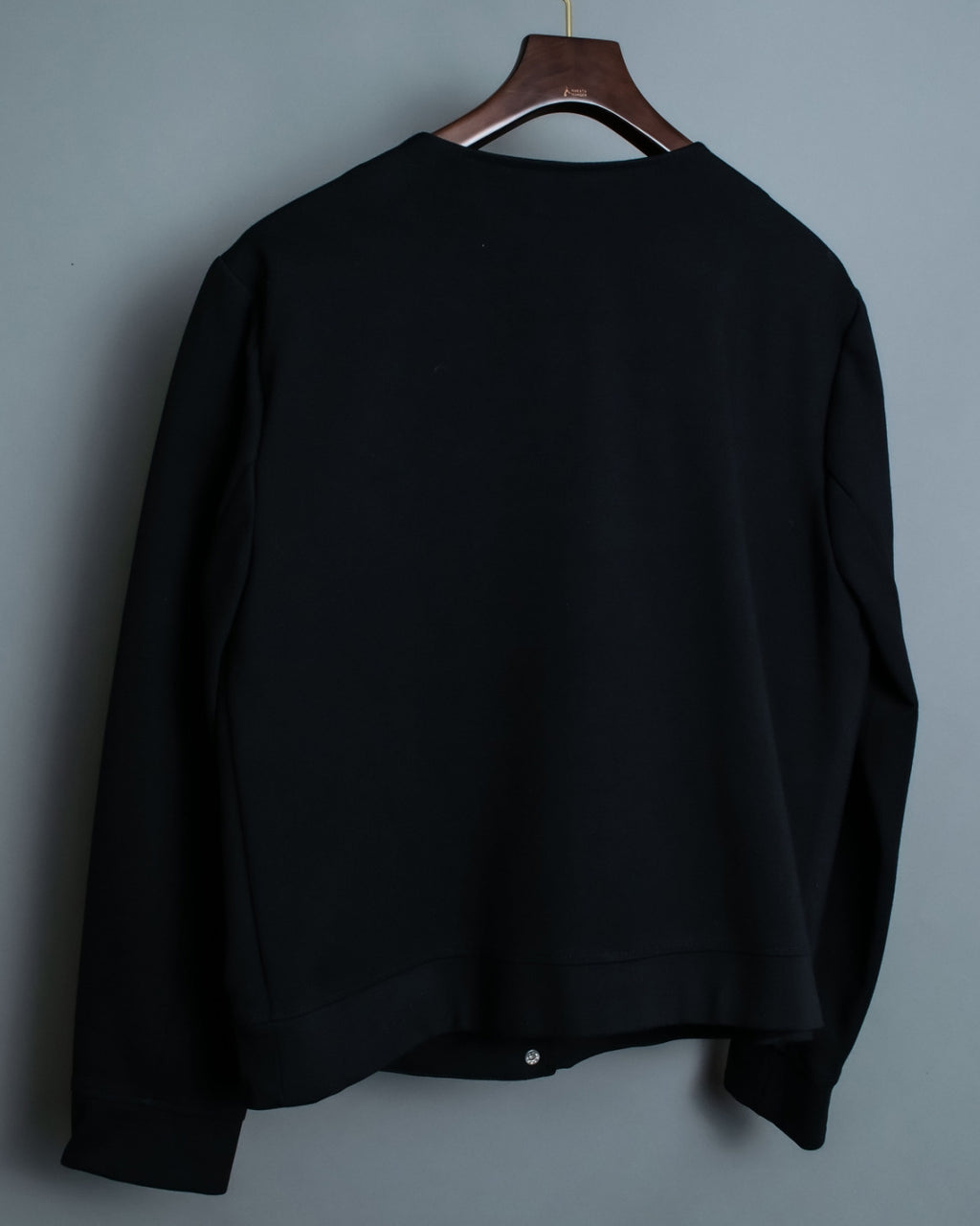 Slimy Thick Fabric Studded Short Jacket