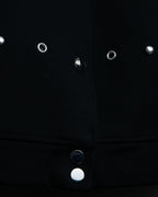 Slimy Thick Fabric Studded Short Jacket