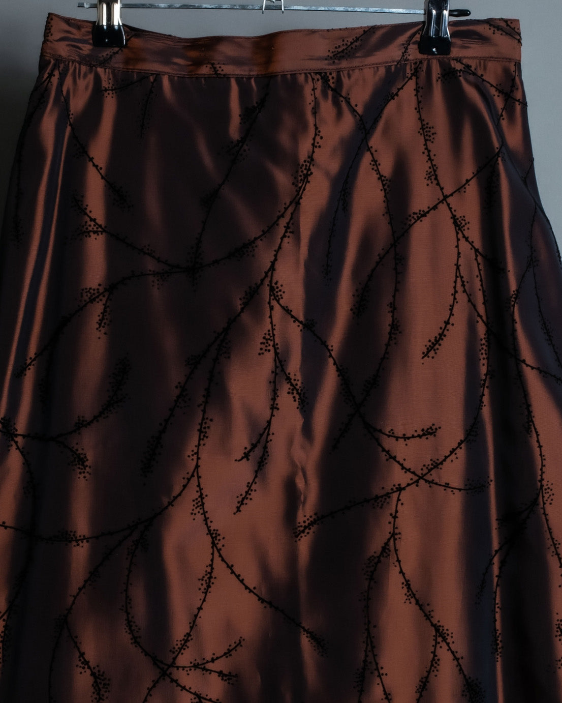 Vintage Rose Thorn Glossy Skirt