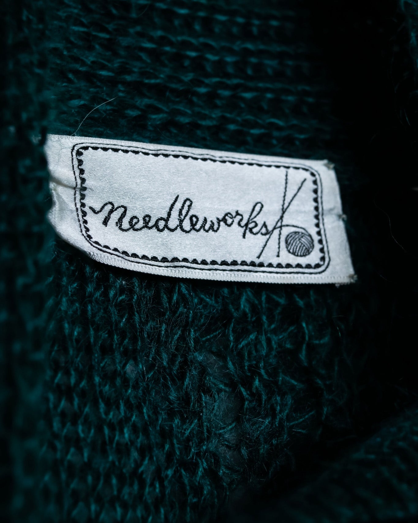 MOOD SPECIAL Tie Stick See-Through Three-Dimensional Knit