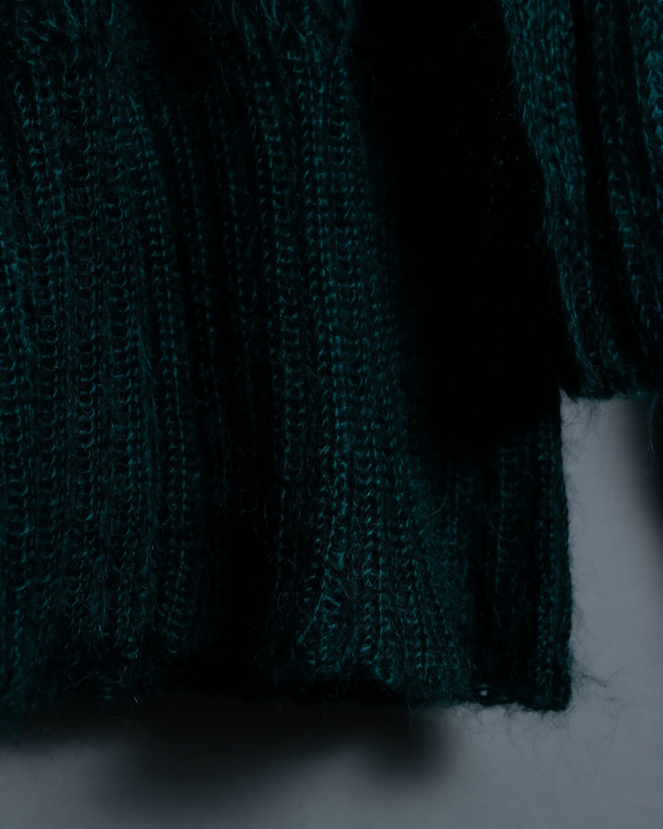 MOOD SPECIAL Tie Stick See-Through Three-Dimensional Knit