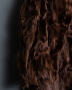 "MOOD SPECIAL" Beautiful Poodle Fur Double Breasted Coat