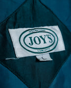 "MOOD SPECIAL" Silk 100% Spring Waist Squeeze Gimmick Stand Collar Jacket