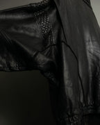 "PELLE PELLE" Leather Braid Double Back Jacket