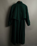 Vintage Adjustable Waist Trench Coat