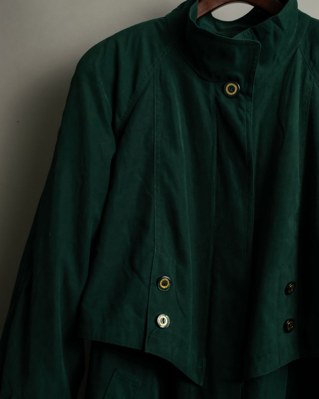 Vintage Adjustable Waist Trench Coat