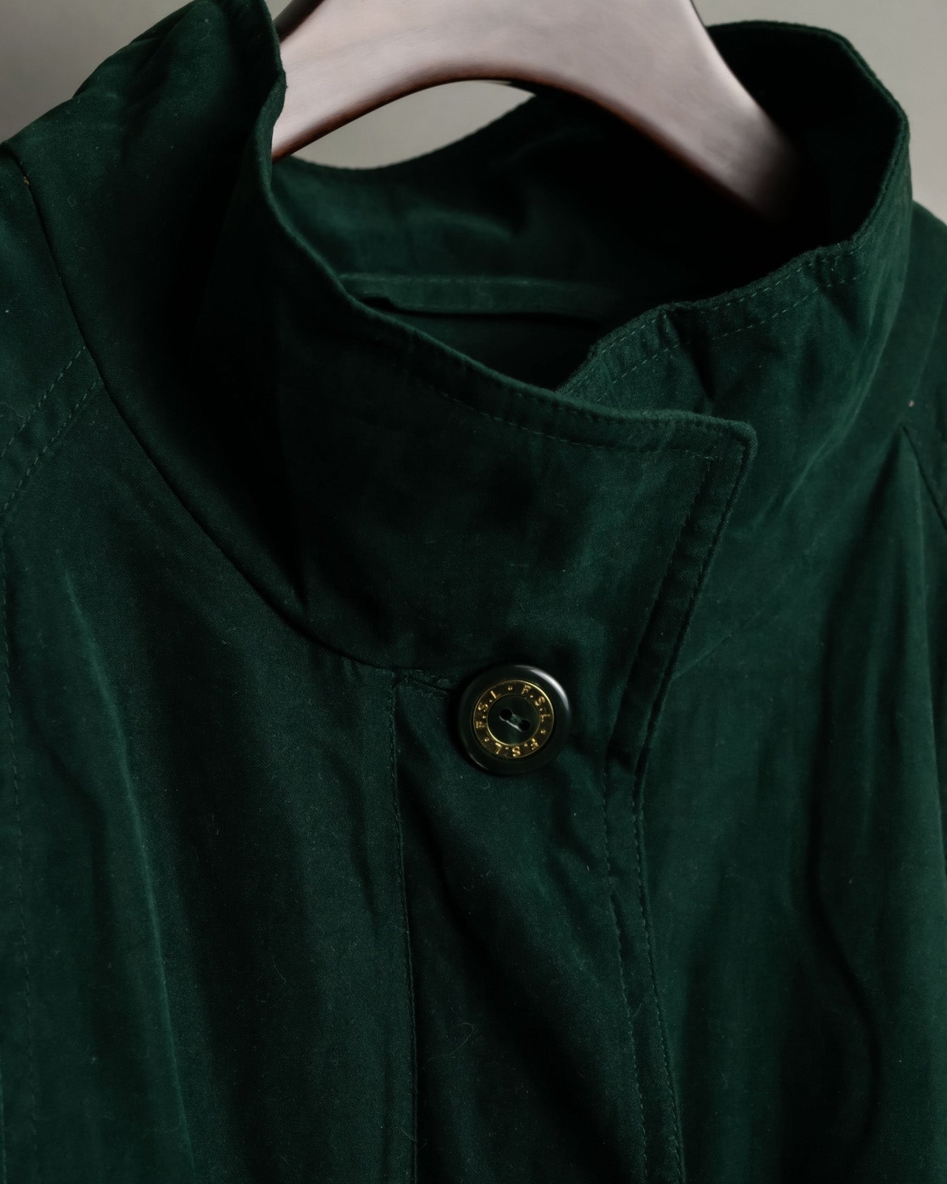 Vintage Adjustable Waist Trench Coat