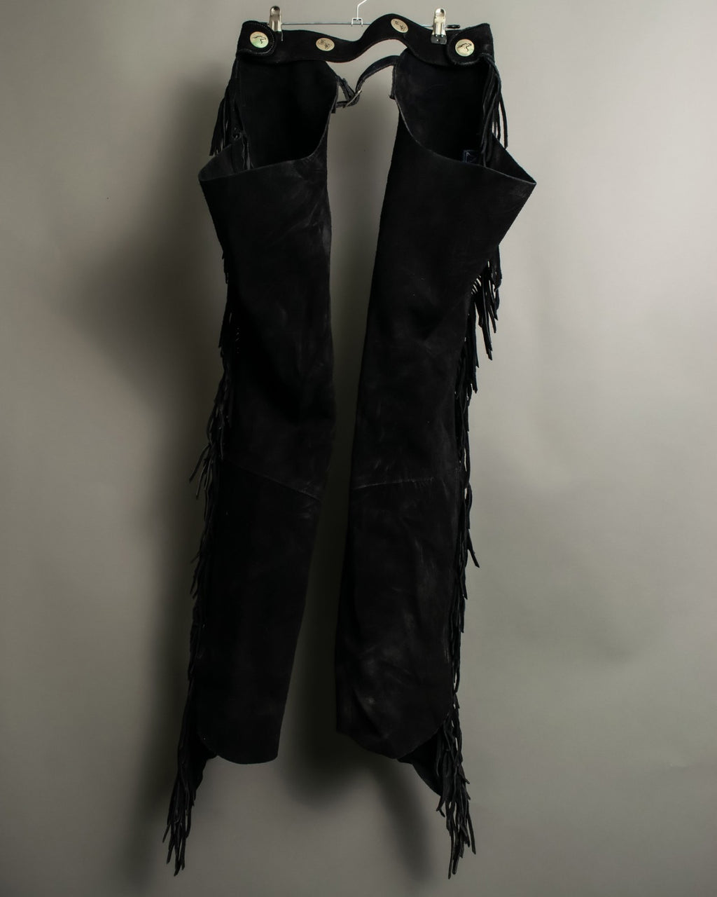 Vintage Suede Fringe Biker Chaps