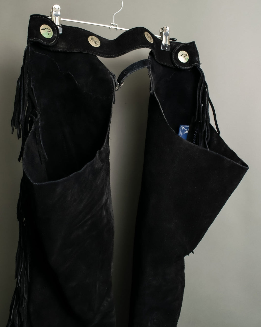 Vintage Suede Fringe Biker Chaps