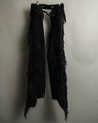 Vintage Suede Fringe Biker Chaps