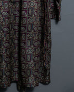 Polygonal Paisley Design Gown