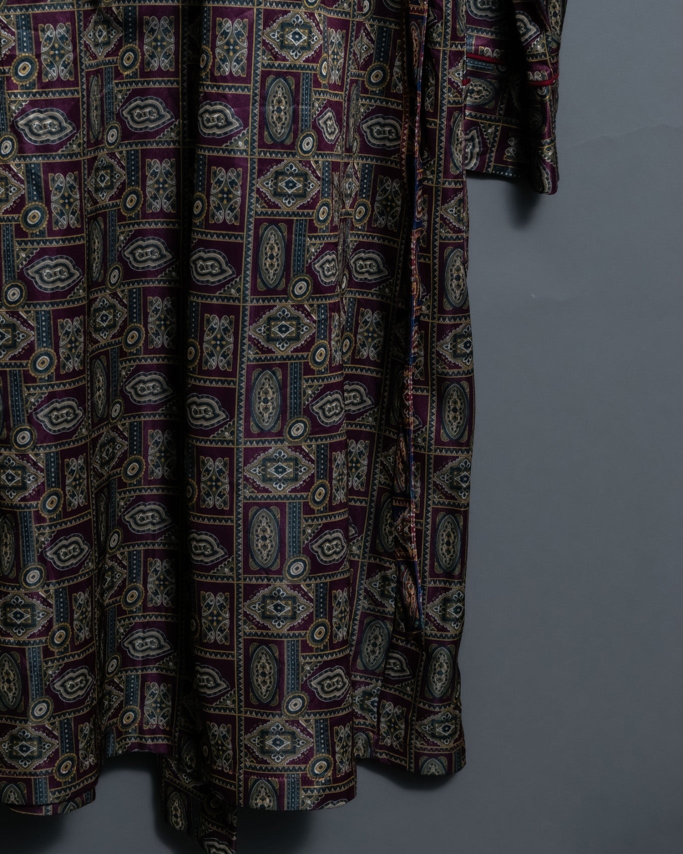 Polygonal Paisley Design Gown