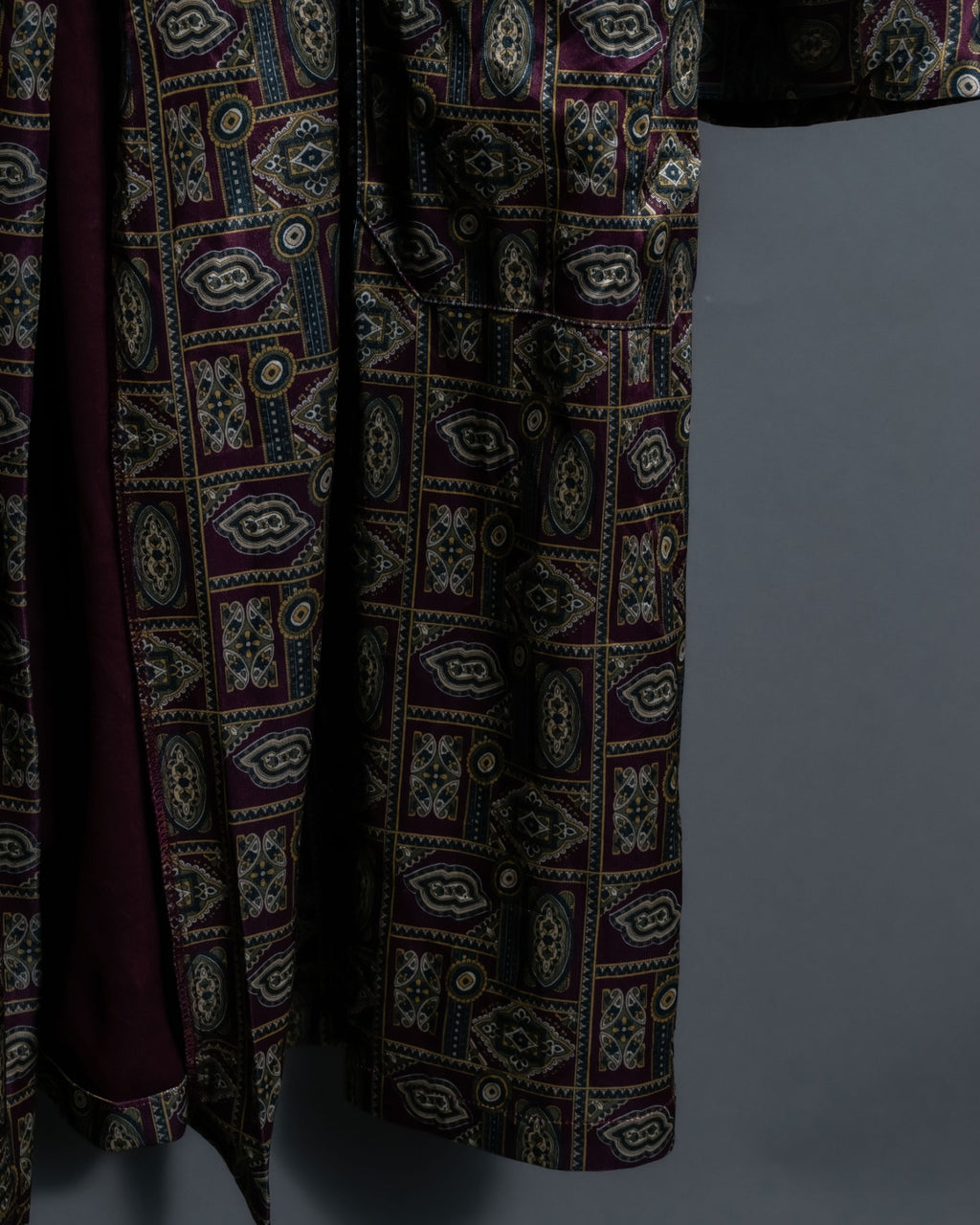 Polygonal Paisley Design Gown