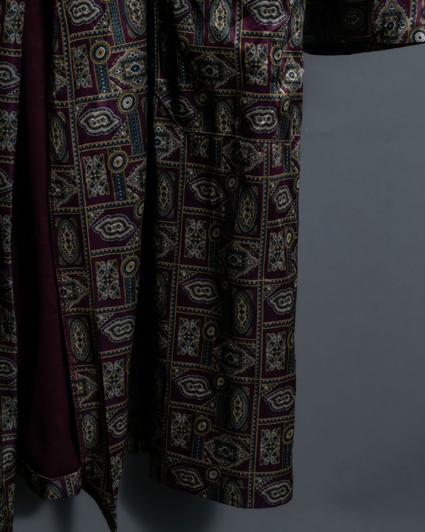 Polygonal Paisley Design Gown