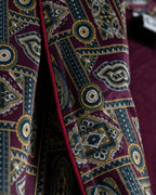 Polygonal Paisley Design Gown