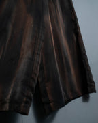 Brown Green Marble Sheer Easy Summer Pants