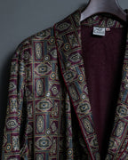 Polygonal Paisley Design Gown