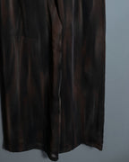 Brown Green Marble Sheer Easy Summer Pants