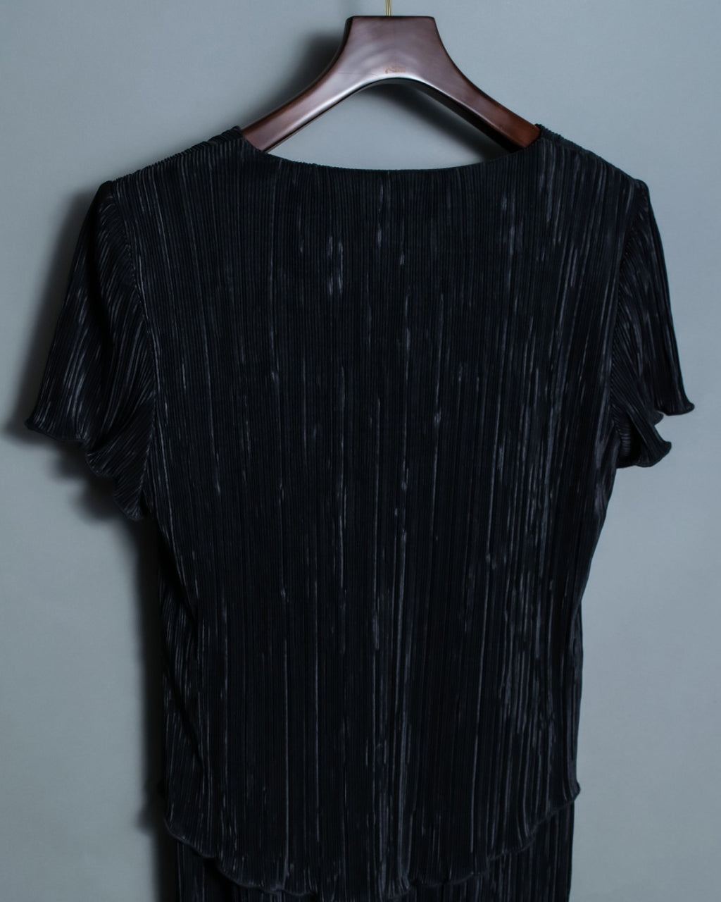 Black Beautiful Pleated Layered Dress