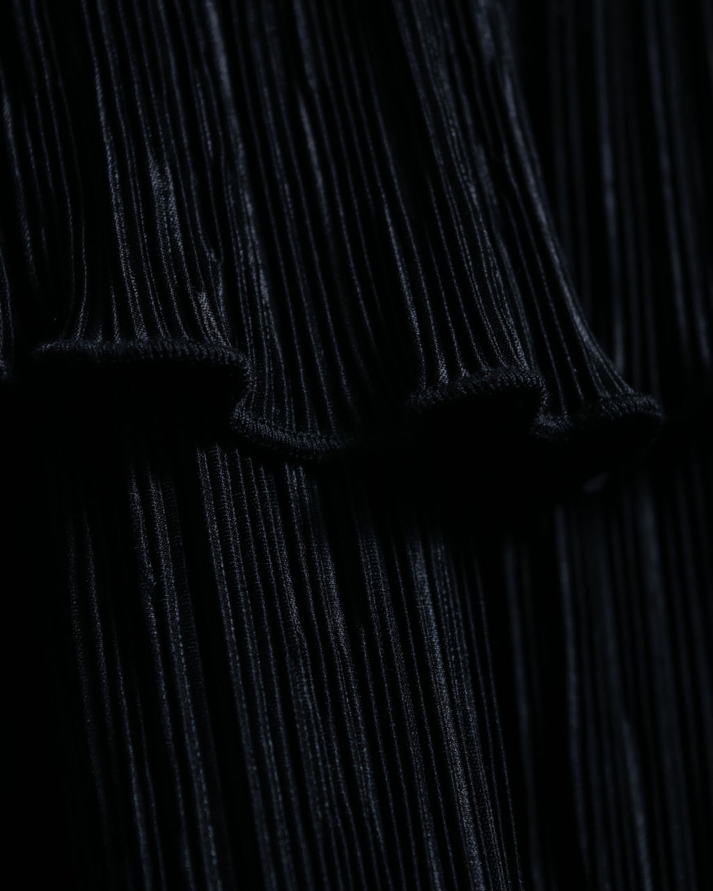 Black Beautiful Pleated Layered Dress