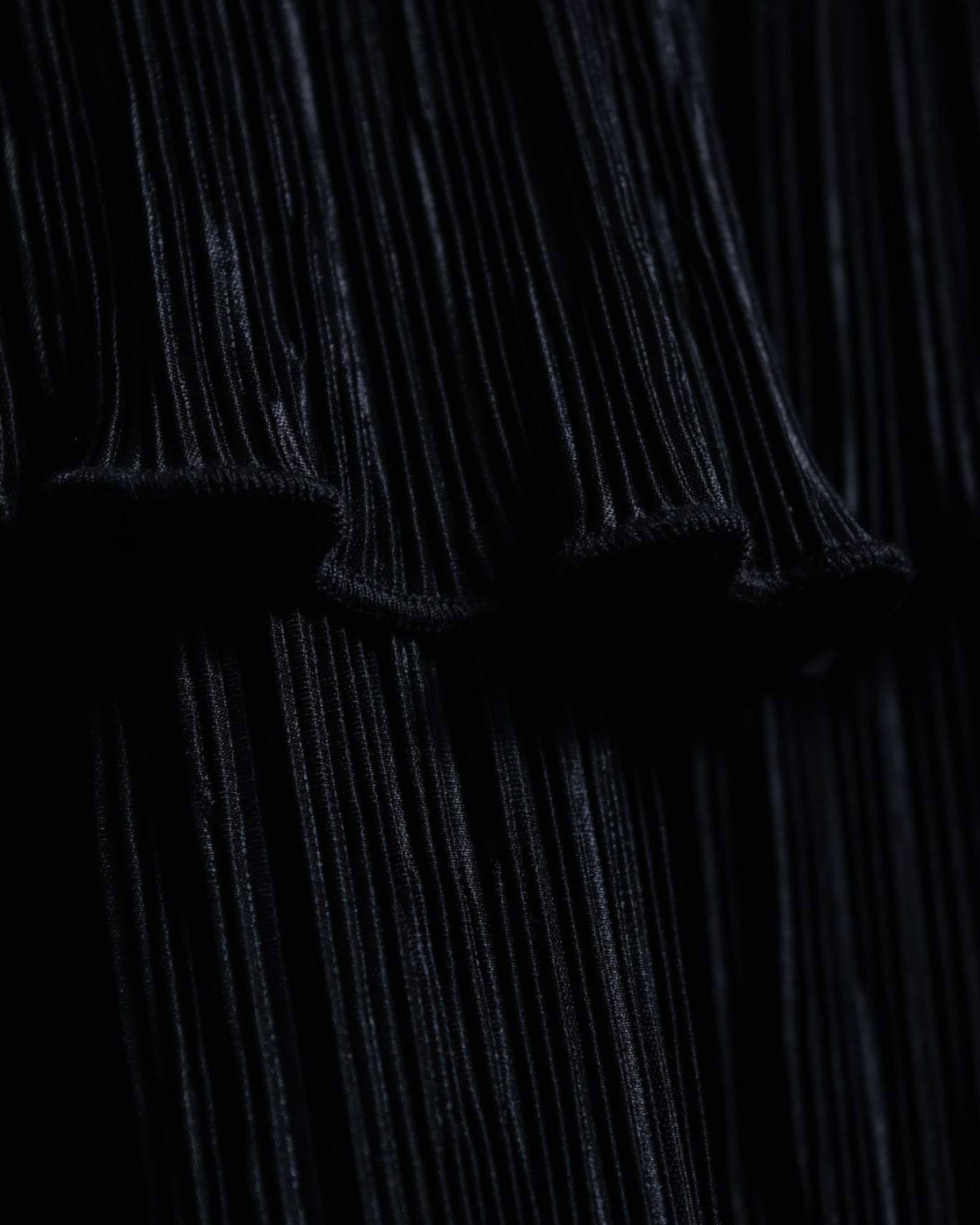 Black Beautiful Pleated Layered Dress