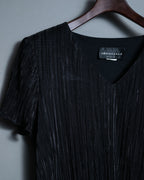 Black Beautiful Pleated Layered Dress