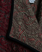 Box Silhouette Over Short Paisley Jacket