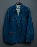 High quality denim Tyrolean tailored jacket