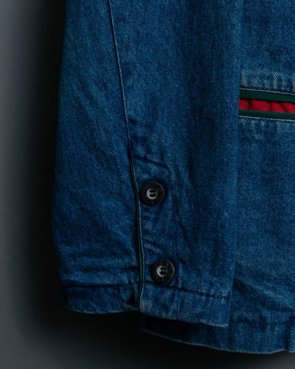 High quality denim Tyrolean tailored jacket