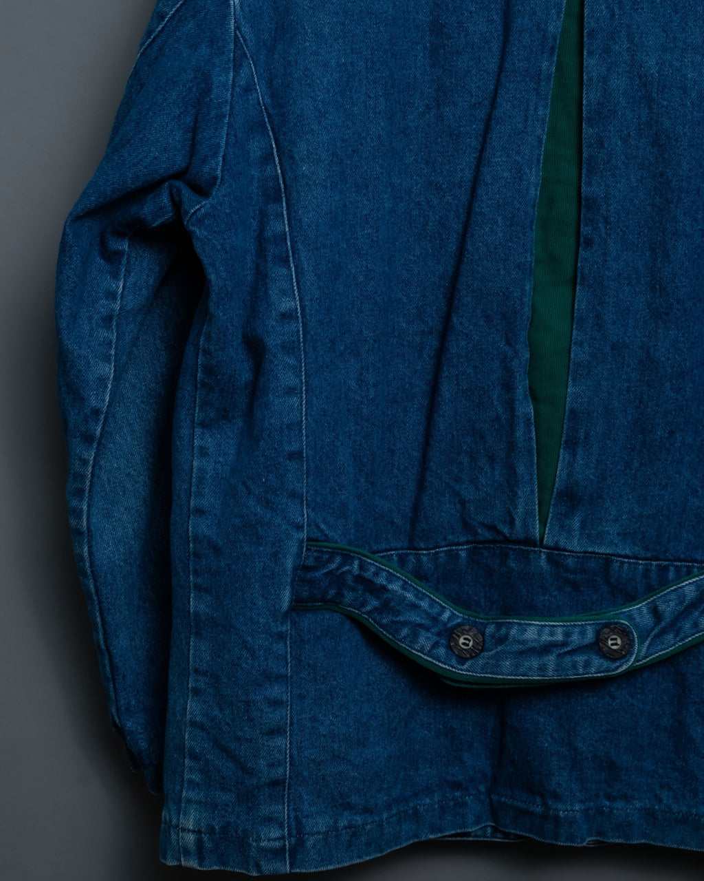 High quality denim Tyrolean tailored jacket