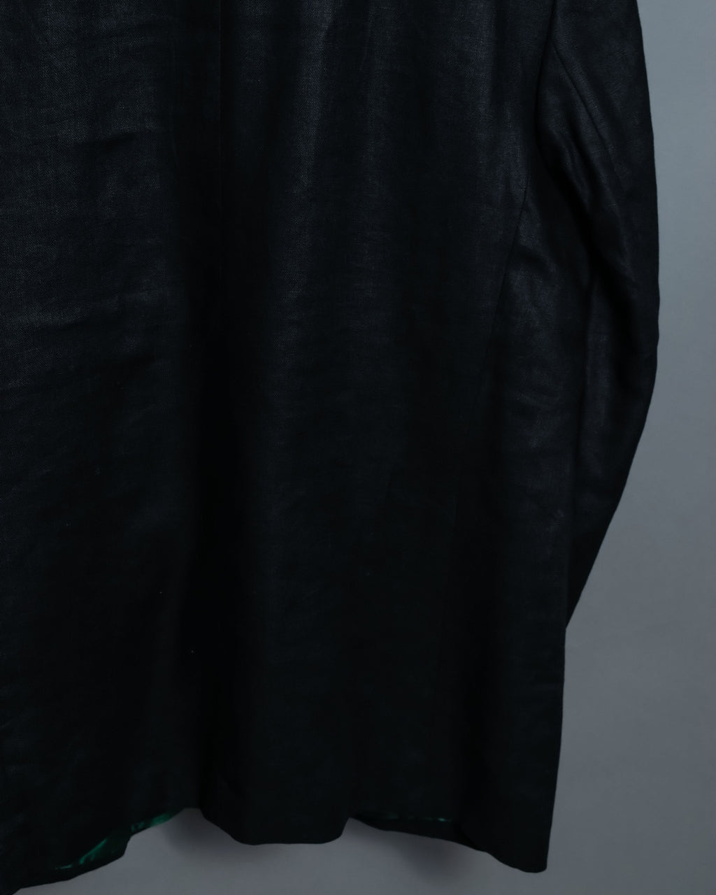 Black Chirorin Mao Collar Jacket