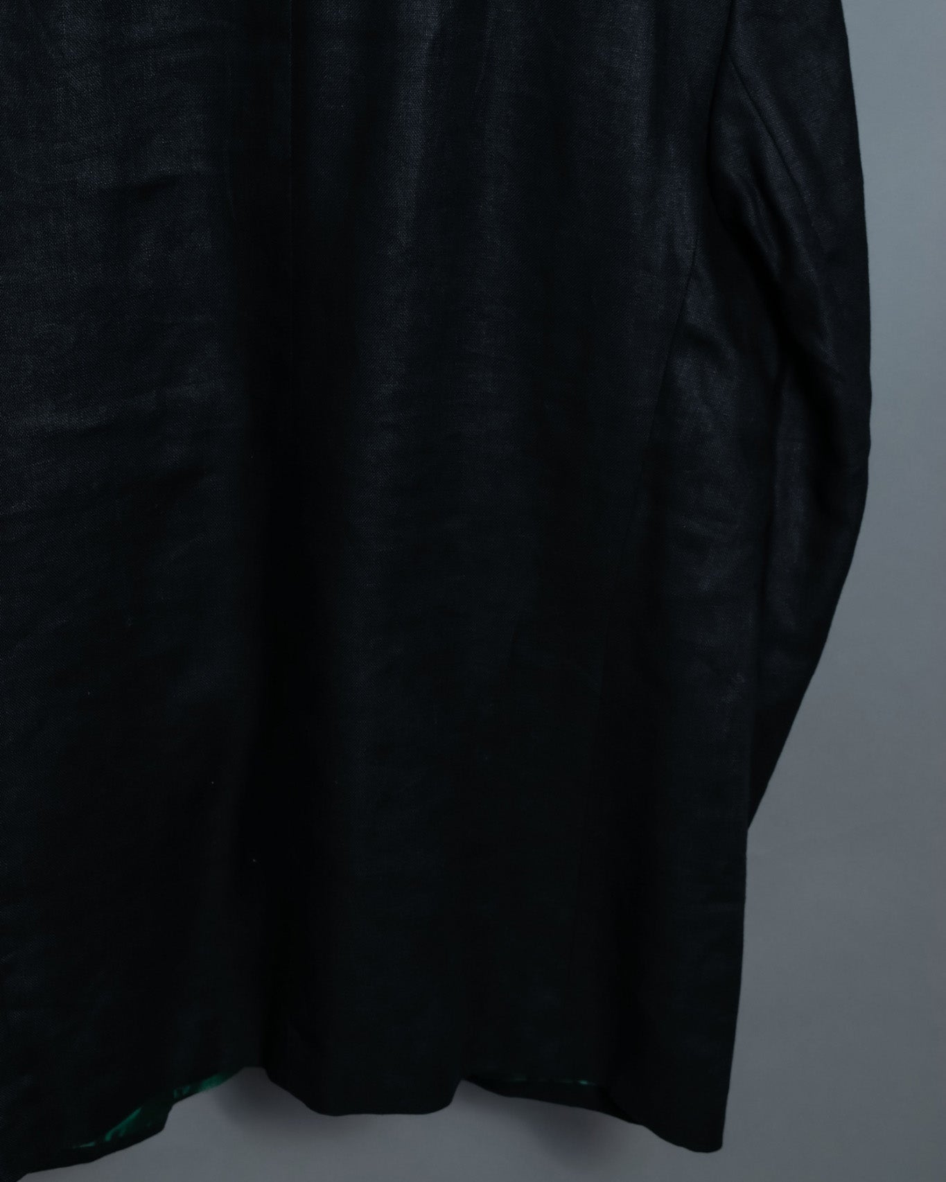 Black Chirorin Mao Collar Jacket