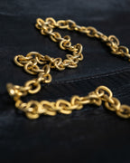 Gold Heart Pearl Necklace