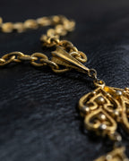 Gold Heart Pearl Necklace