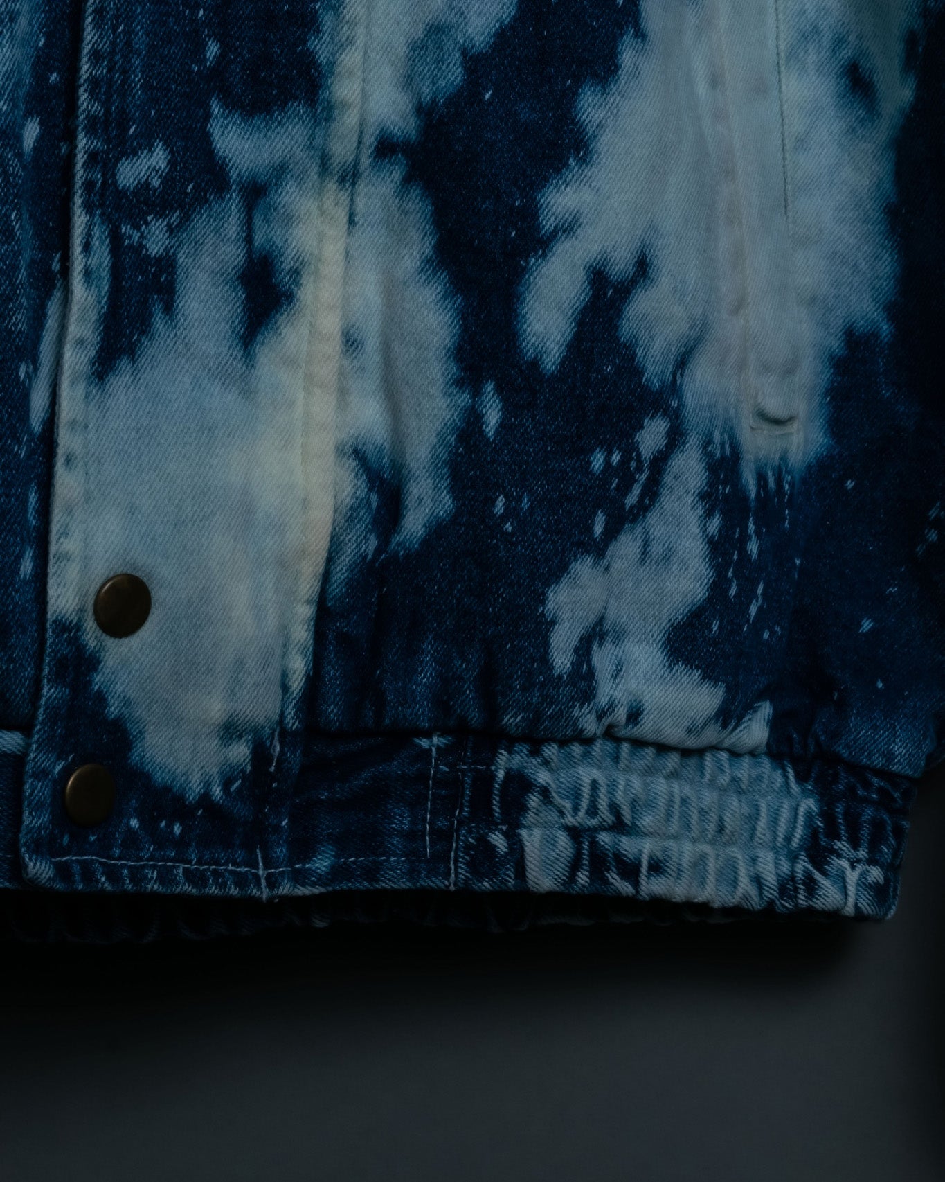 Discoloration Design Denim Jacket