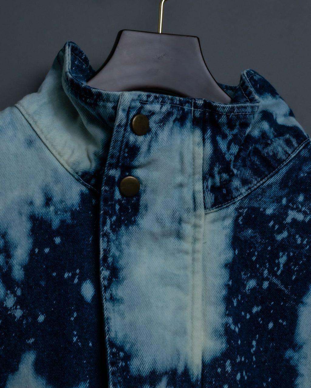 Discoloration Design Denim Jacket