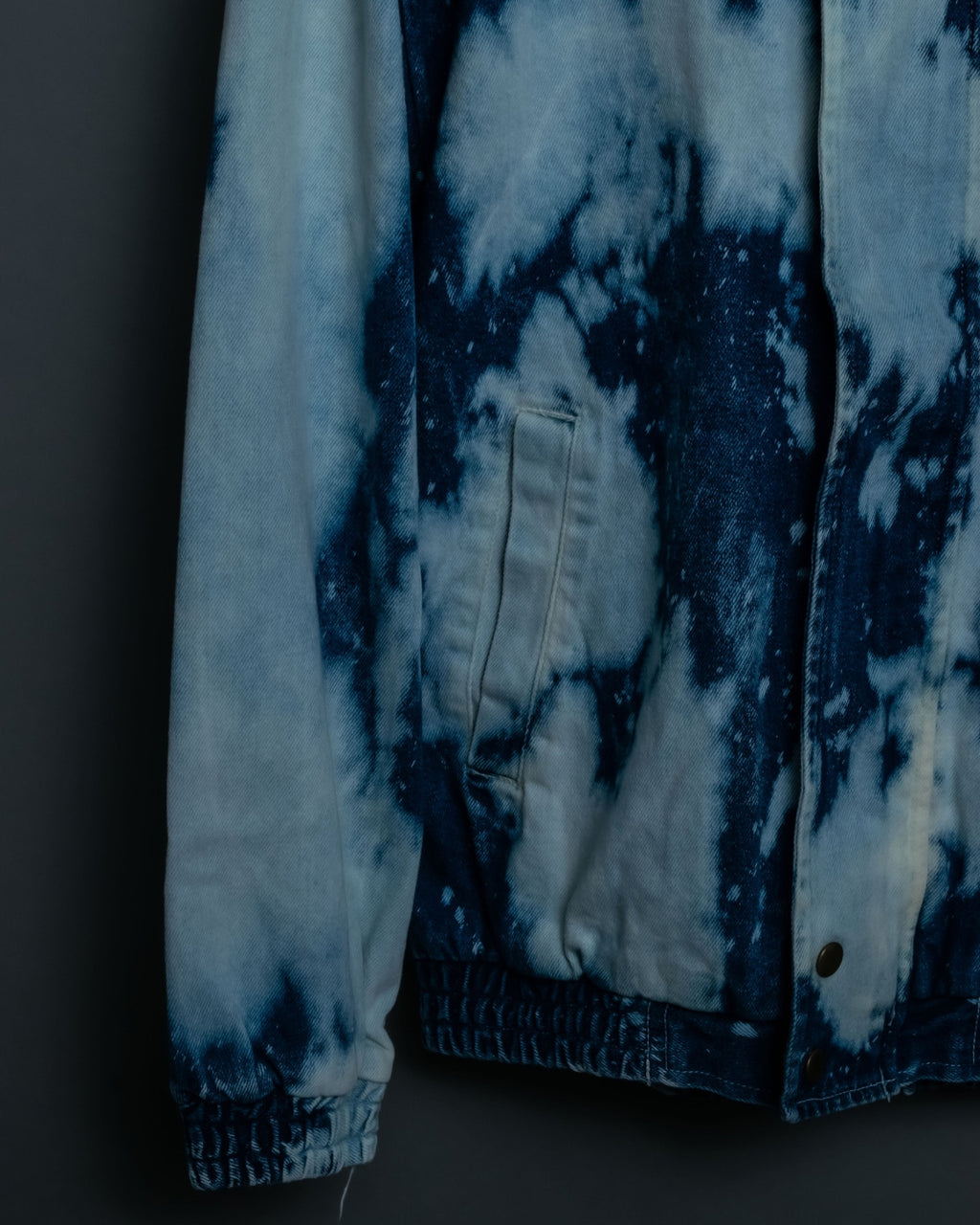 Discoloration Design Denim Jacket