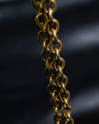 Gold Heart Pearl Necklace